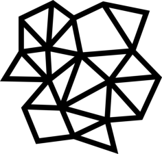 Interlinked Web Digital Sketch Svg Design, Free Vectors File